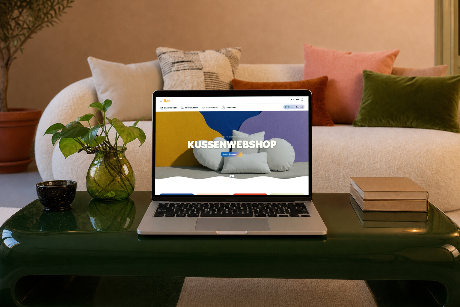 kussenwebshop shopify webshop